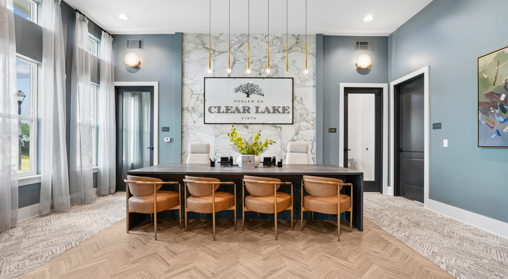 Clear Lake Vista leasing office in Pooler, Georgia